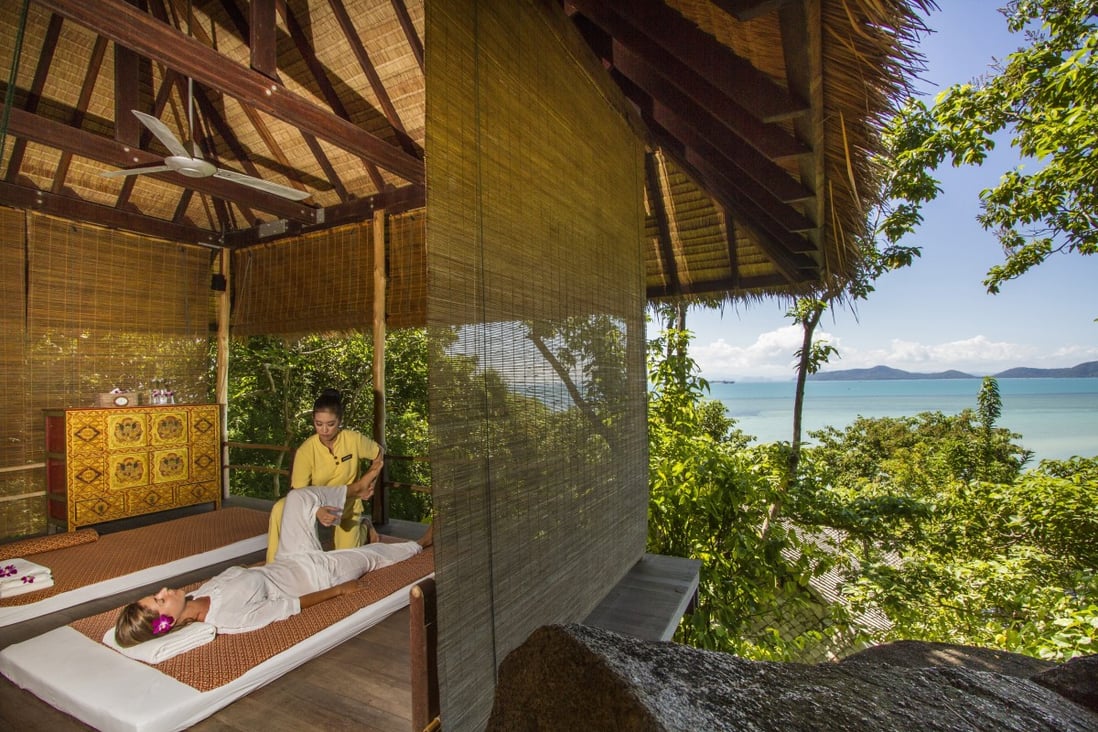 A client enjoys a treatment at a wellness sanctuary and holistic spa resort on the Thai island of Koh Samui. Photo: Handout