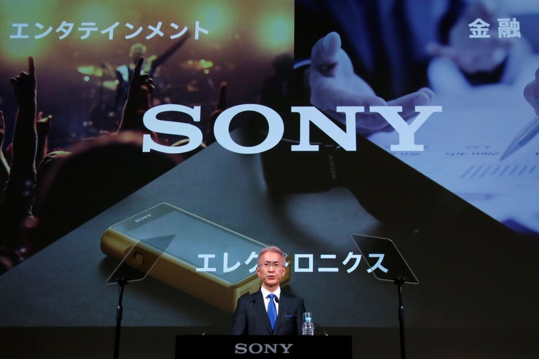 Sony’s chief executive officer Kenichiro Yoshida attends a news conference at the company's headquarters in Tokyo, Japan May 22, 2018. Photo: Reuters