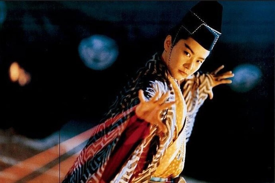 Brigitte Lin in a still from Swordsman III: The East Is Red (1993), produced by Tsui Hark.