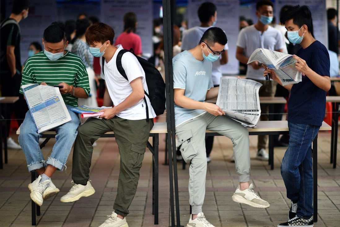 Some 8.7 million Chinese college students on track to graduate this summer, but they will enter the worst job market in recent memory. Photo: Xinhua