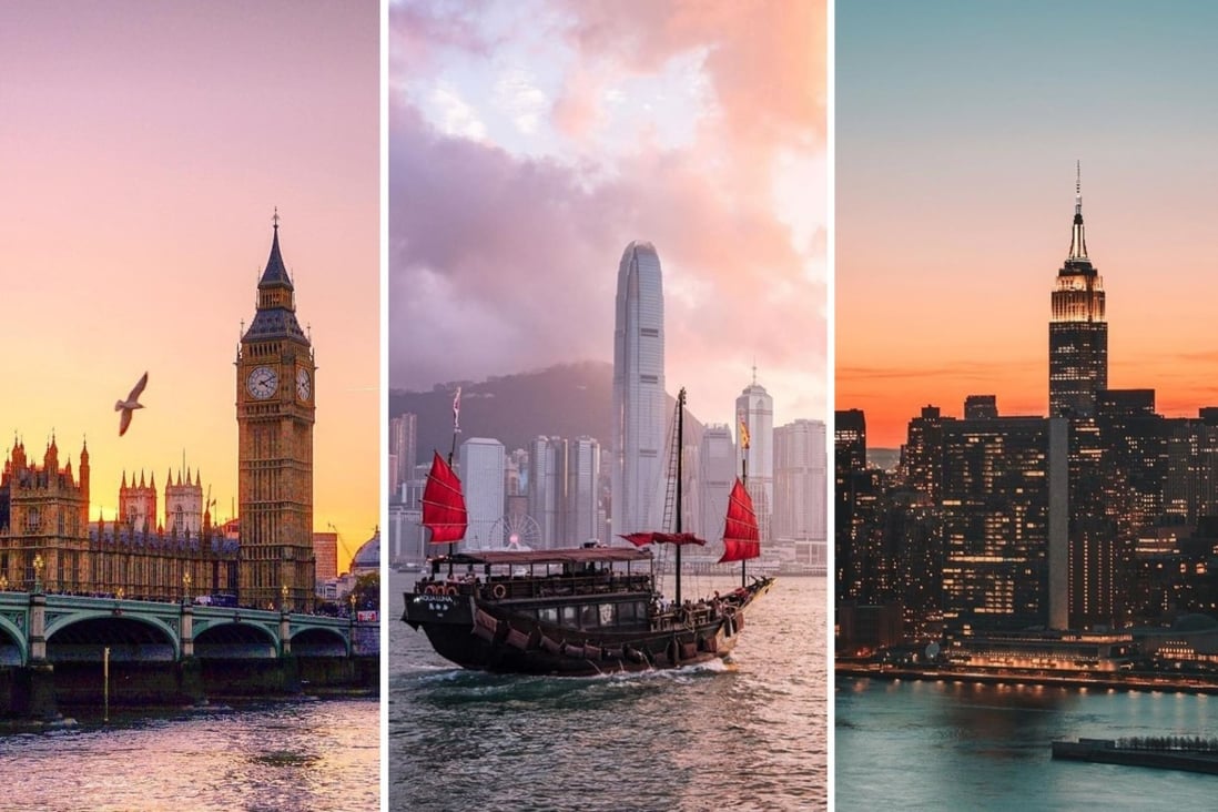 Towering over other cities as magnets for the mega-rich are London, Hong Kong and New York City. Photos: Instagram