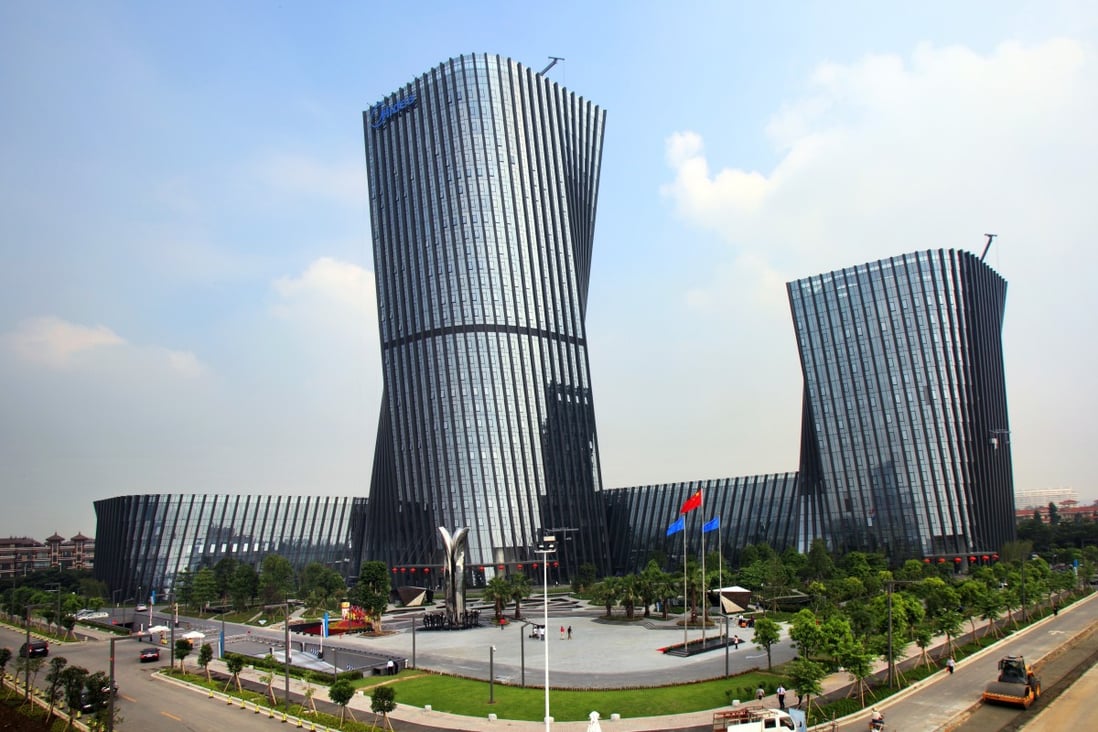Midea Group’s headquarters in Foshan, in China’s southern Guangdong province. Its shares have risen 11 per cent so far this year. Photo: Handout