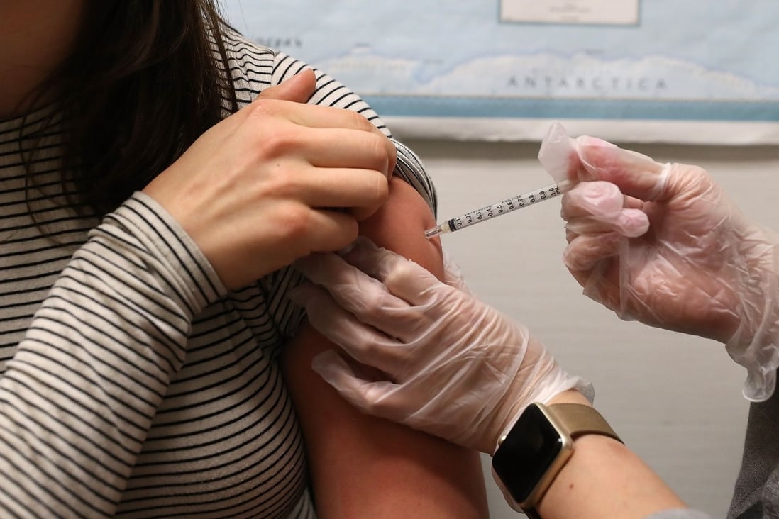 A flu shot contains several strains but the success of vaccination depends on the strain of seasonal flu circulating and other factors. Photo: Getty Images / AFP
