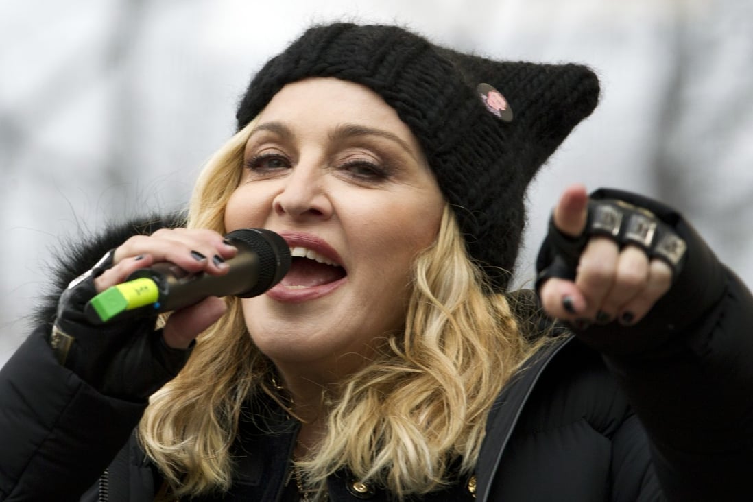 Donald Trump didn’t like the way Madonna chewed gum. Photo: AP/Jose Luis Magana