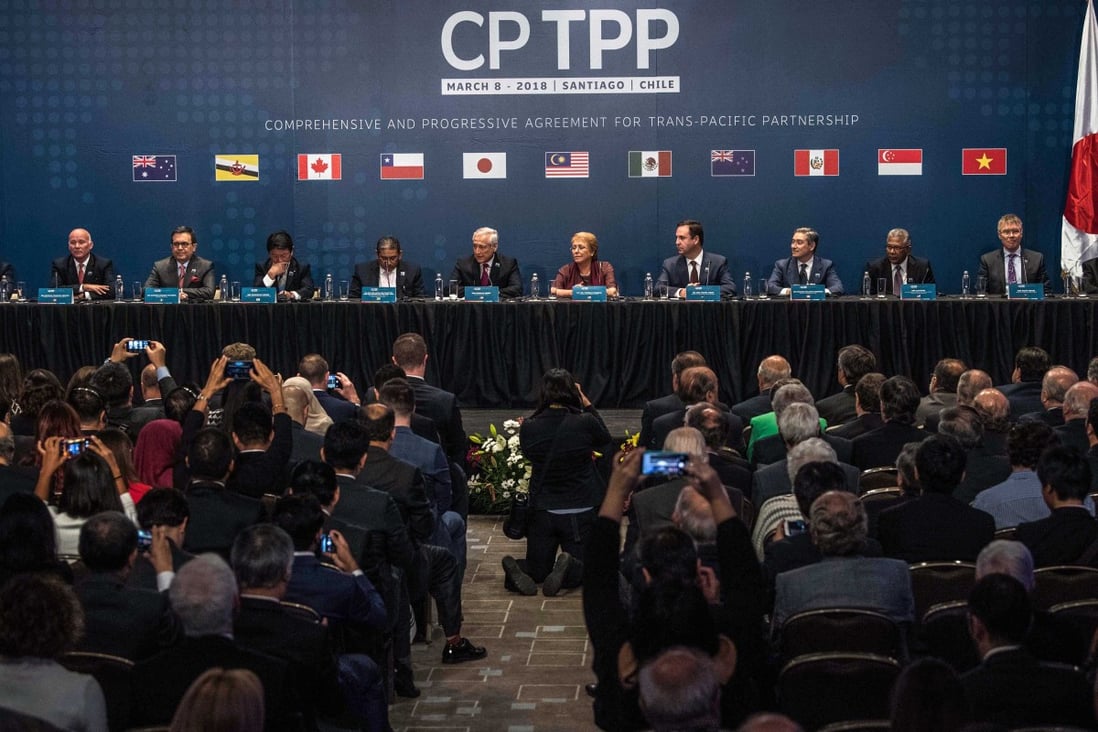 The Comprehensive and Progressive Agreement for Trans-Pacific Partnership (CPTPP) was signed by Australia, Brunei, Canada, Chile, Japan, Malaysia, Mexico, New Zealand, Peru, Singapore, and Vietnam in March 2018. Photo: Xinhua