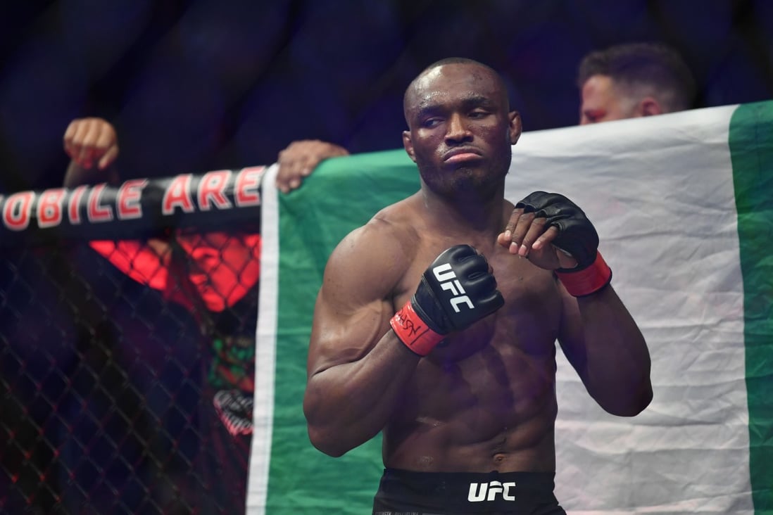 Kamaru Usman ahead of his bout against Colby Covington at UFC 245. Photo: USA TODAY Sports