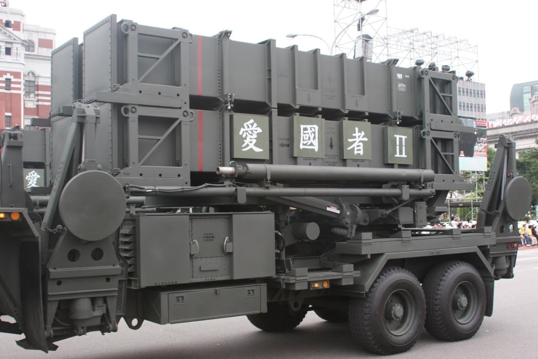Taiwan first bought Patriot missiles from the US in 2007, during George W. Bush’s presidency. Photo: CNS