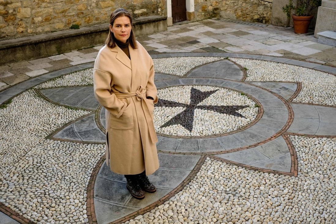 Nina Dobler Menegatto, Princess of Seborga, a hilltop village in northern Italy that claims independence and where locals say medieval knights hid the Holy Grail. A French interloper claims he is the rightful ruler over Seborga’s 320 people. Photo: AFP