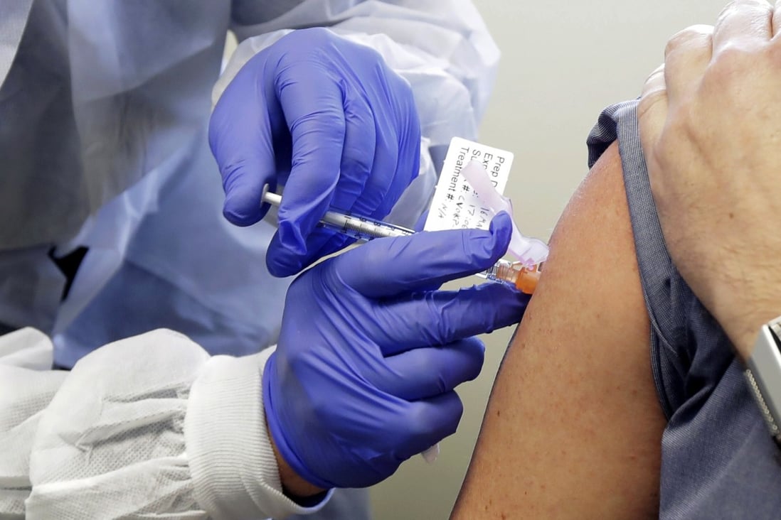 The first group of 5,000 volunteers, aged 18 to 60, will receive different doses of the vaccine to test its effectiveness. Photo: AP