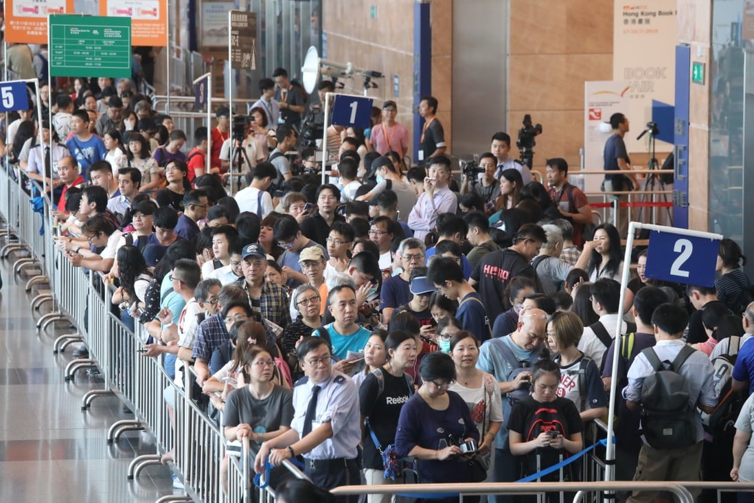 The Hong Kong Book Fair attracted 980,000 visitors last year. Photo: K. Y. Cheng
