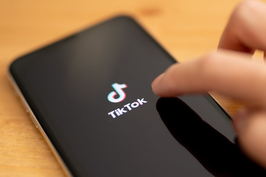 ByteDance-owned short video app TikTok is seen displayed on a smartphone. Photo: EPA-EFE