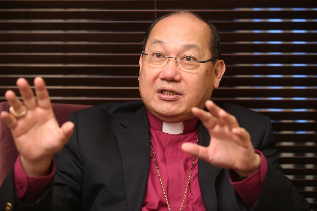 Anglican Archbishop Paul Kwong says he welcomes the new national security law but wishes it had not been necessary. Photo: Edward Wong