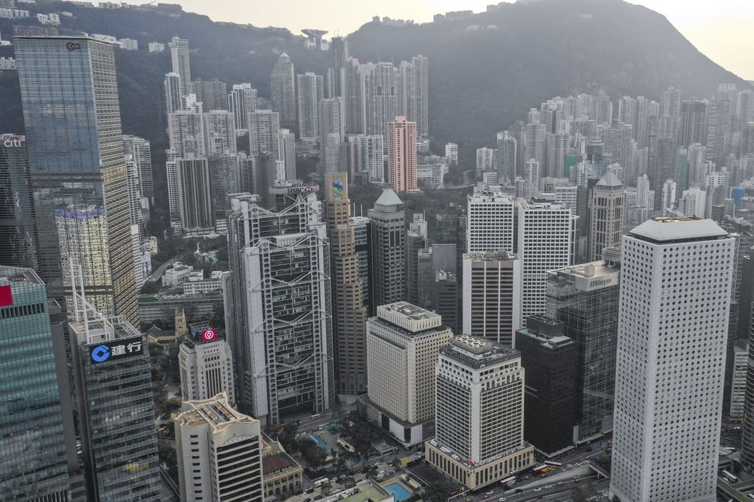 Aerial view of Hong Kong's Central District. Photo: Winson Wong