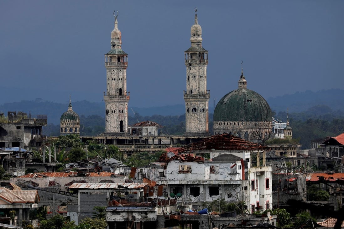 Dilapidated buildings seen in war-torn areas of Marawi City. File photo: Reuters