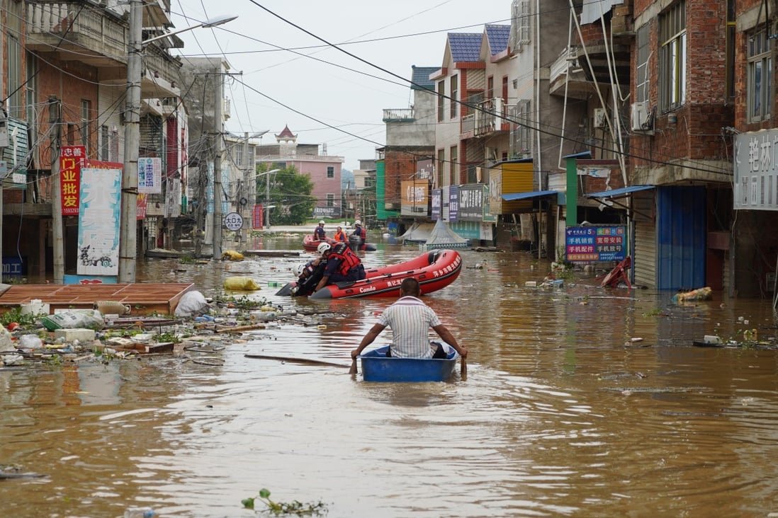The east China province of Jiangxi has been hard hit by the floods. Photo: Tom Wang