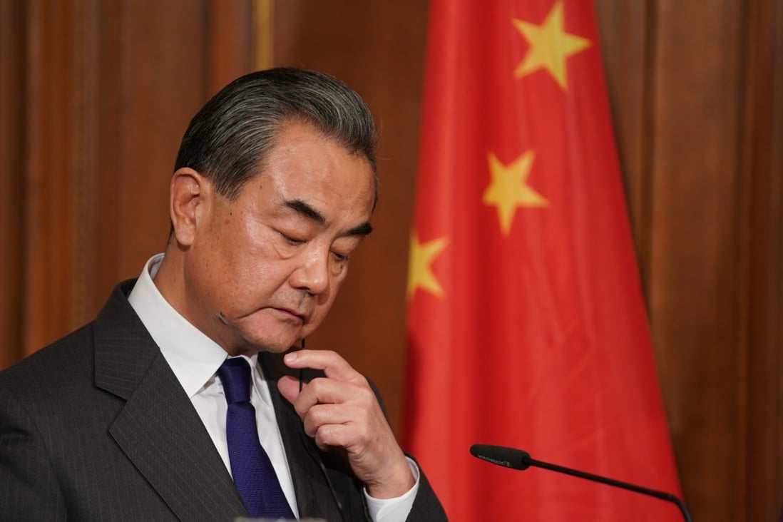 Chinese foreign minister Wang Yi said Beijing had shared interests with the country and was not motivated by geopolitical considerations. Photo: EPA-EFE
