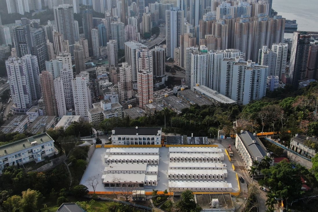 Lei Yue Mun Park and Holiday Village, which currently serves as a quarantine site, could soon host recovering Covid-19 patients in a bid to free up Hong Kong’s public hospital beds for the more seriously ill. Photo: Martin Chan