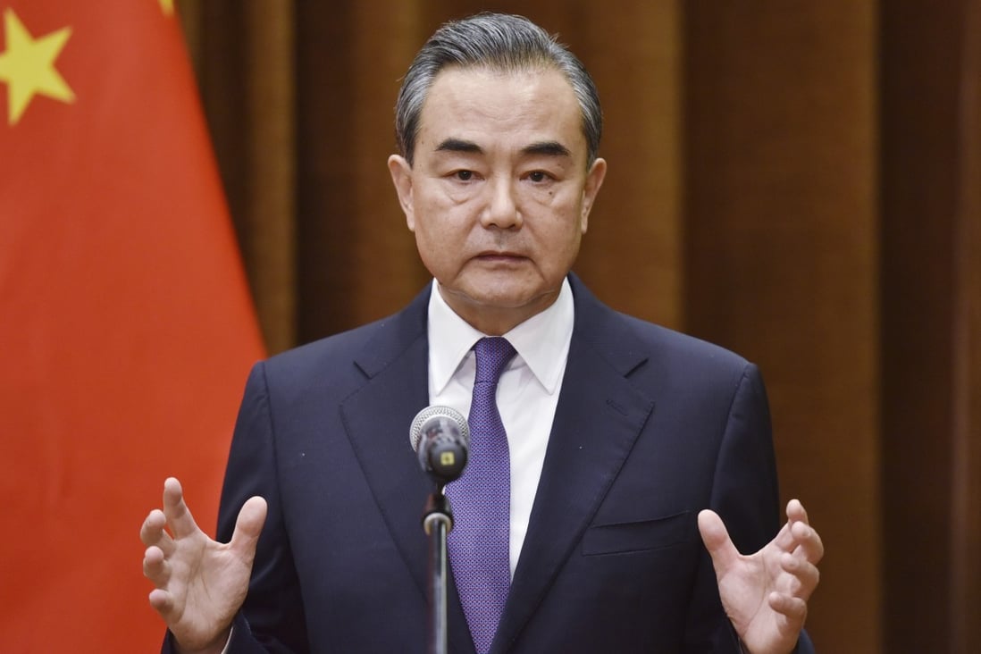 Chinese Foreign Minister Wang Yi was openly critical of the US in a telephone call with his Russian counterpart. Photo: AP