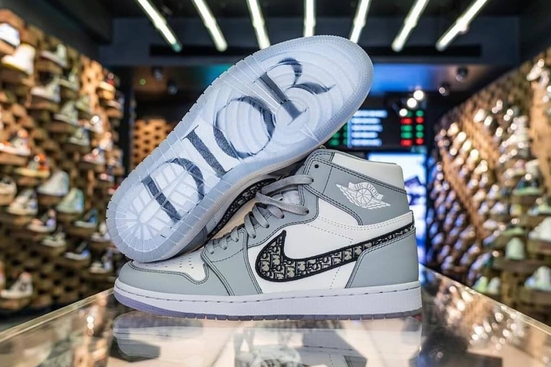 Slutning Sygdom Redaktør Dior x Nike Air Jordan 1 sneakers, loved by Kylie Jenner and re-selling for  US$20,000 already, are the world's smartest investment – thanks to  millennial FOMO | South China Morning Post