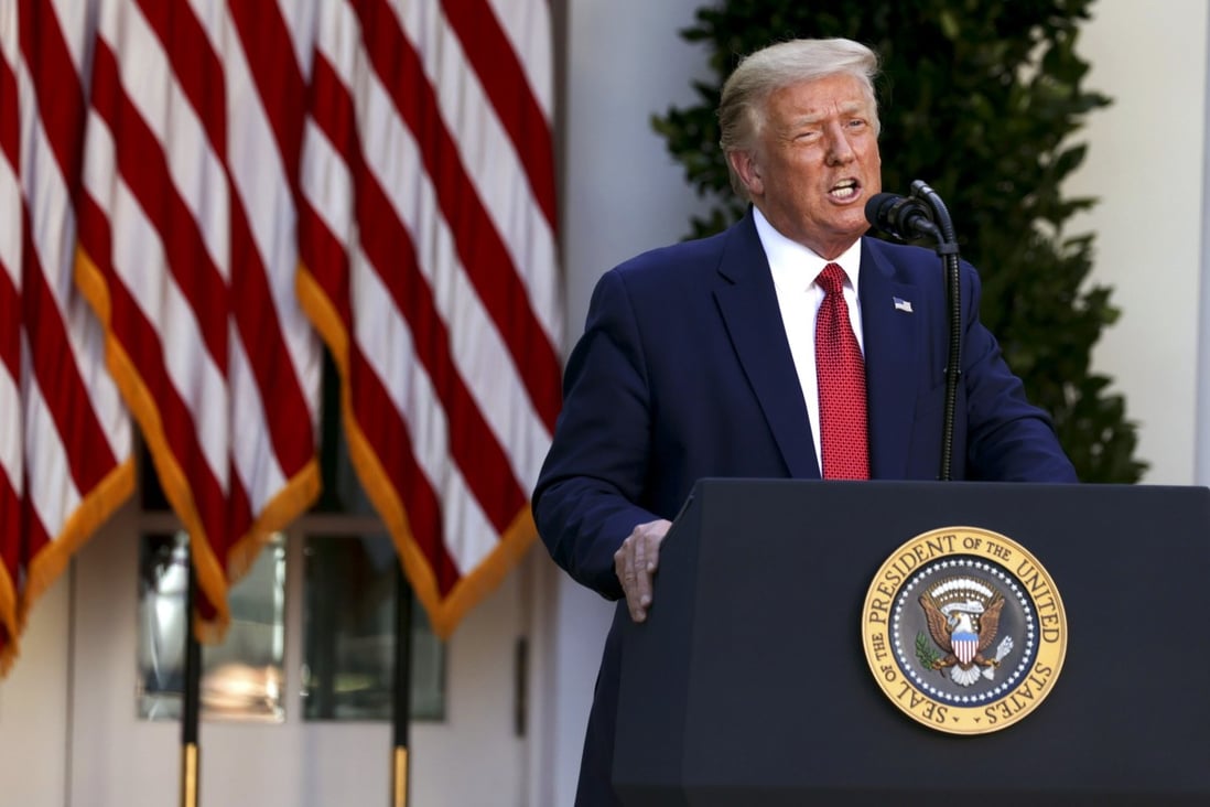 Last week, US President Donald Trump signed an executive order that removed the city’s special trade status in response to the national security law, while he also signed the Hong Kong Autonomy Act. Photo: Bloomberg