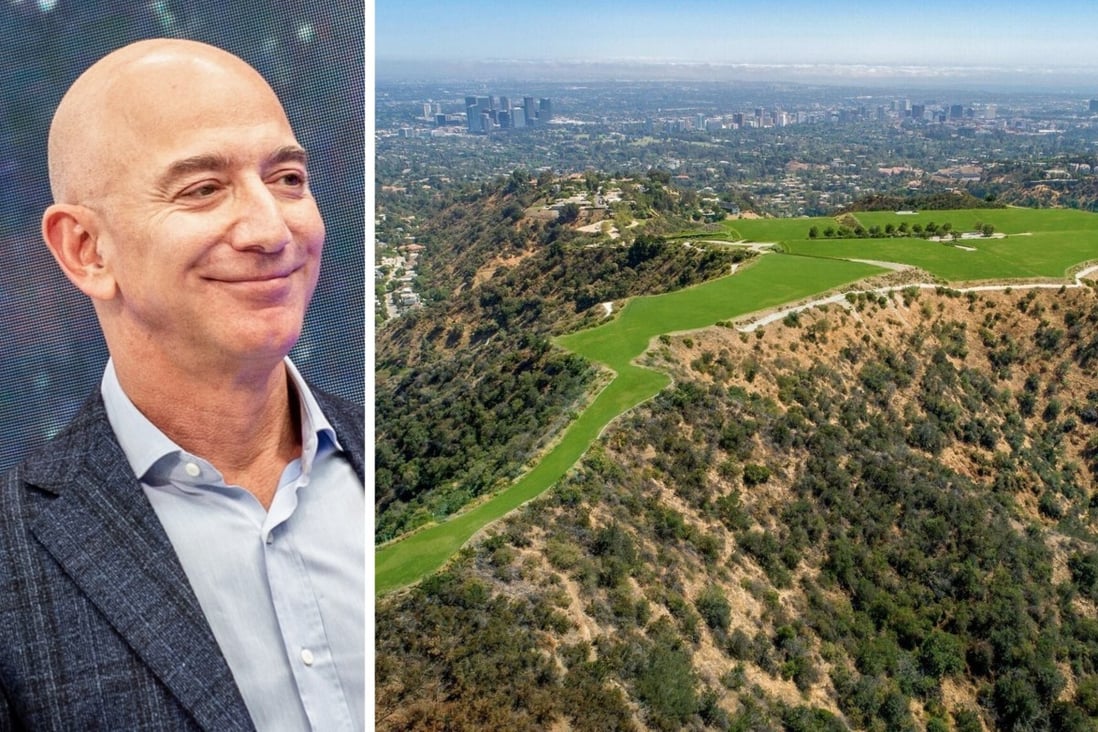 Jeff Bezos considered buying ‘The Mountain’ property in Beverly Hills – but thought it overpriced, maybe the new US$100,000 prize tag will appeal? Photos: DPA; handout