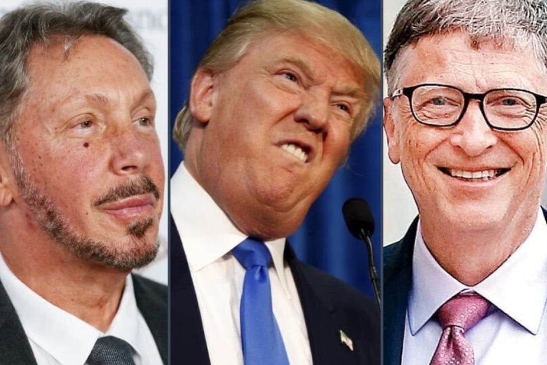 Larry Ellison, Donald Trump, Bill Gates – three very rich men who have made some interesting, very different, decisions with their cash. Photo: Luxurylaunches