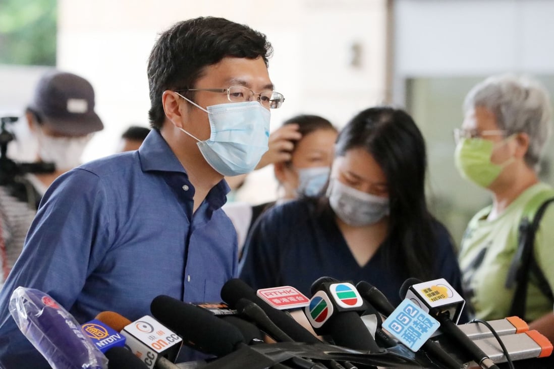 Former lawmaker Au Nok-hin intends to plead guilty to two counts over an August 18 assembly in Victoria Park. Photo: May Tse