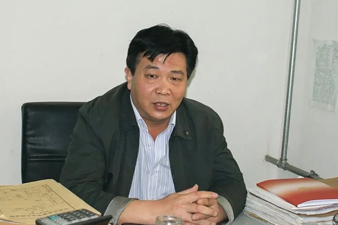 Zhao Zhiyong, a court official from Shijiazhuang in Hebei province, has been arrested in connection with an armed robbery in 1997. Photo: Handout