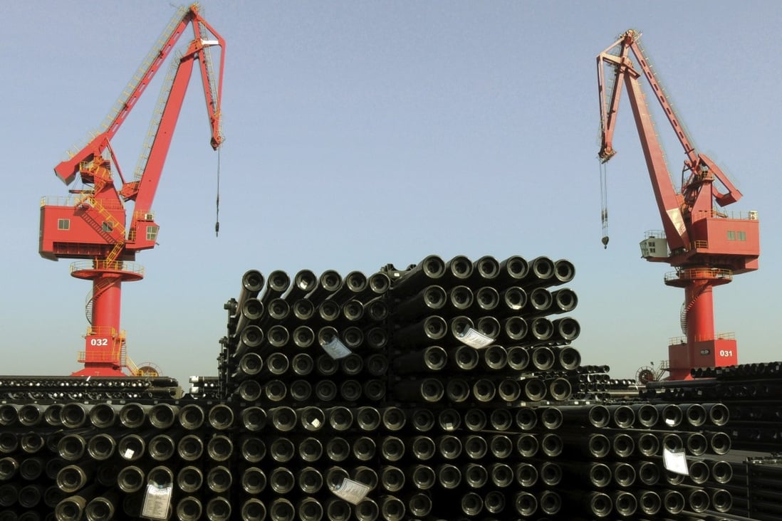 China, the world’s biggest steel producer, became a net importer in June for the first time since 2009. Photo: Reuters