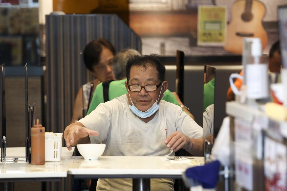 Workers returned to restaurants across Hong Kong on Friday after the government reversed its ban. Photo: Xiaomei Chen