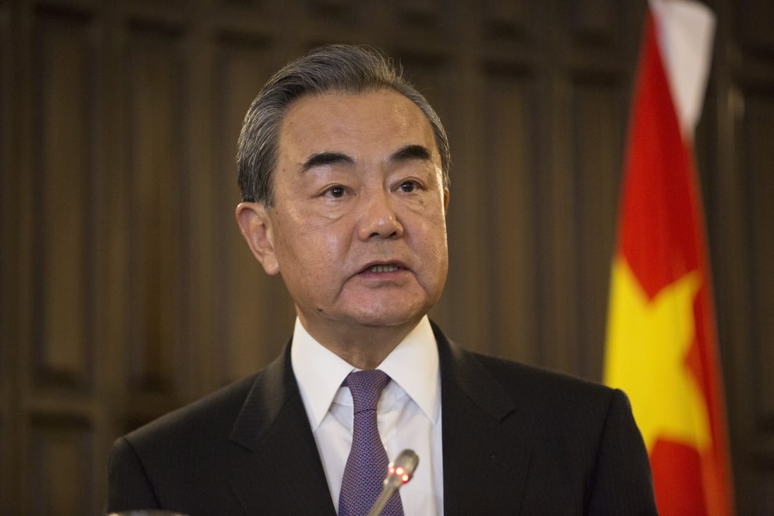 Chinese Foreign Minister Wang Yi has accused the US of sabre-rattling and fuelling regional tensions. Photo: EPA-EFE