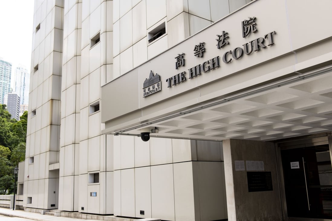 Ng Ka-lun, a member of the Hong Kong Teaching and Research Support Staff Union, lodged an application for judicial review at the High Court. Photo: Warton Li