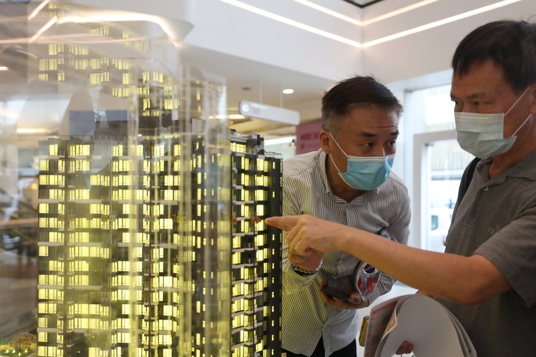 In the first six months total sales of new flats fell 24.7 per cent to 6,458 deals from the previous half, according to government data. Photo: Xiaomei Chen