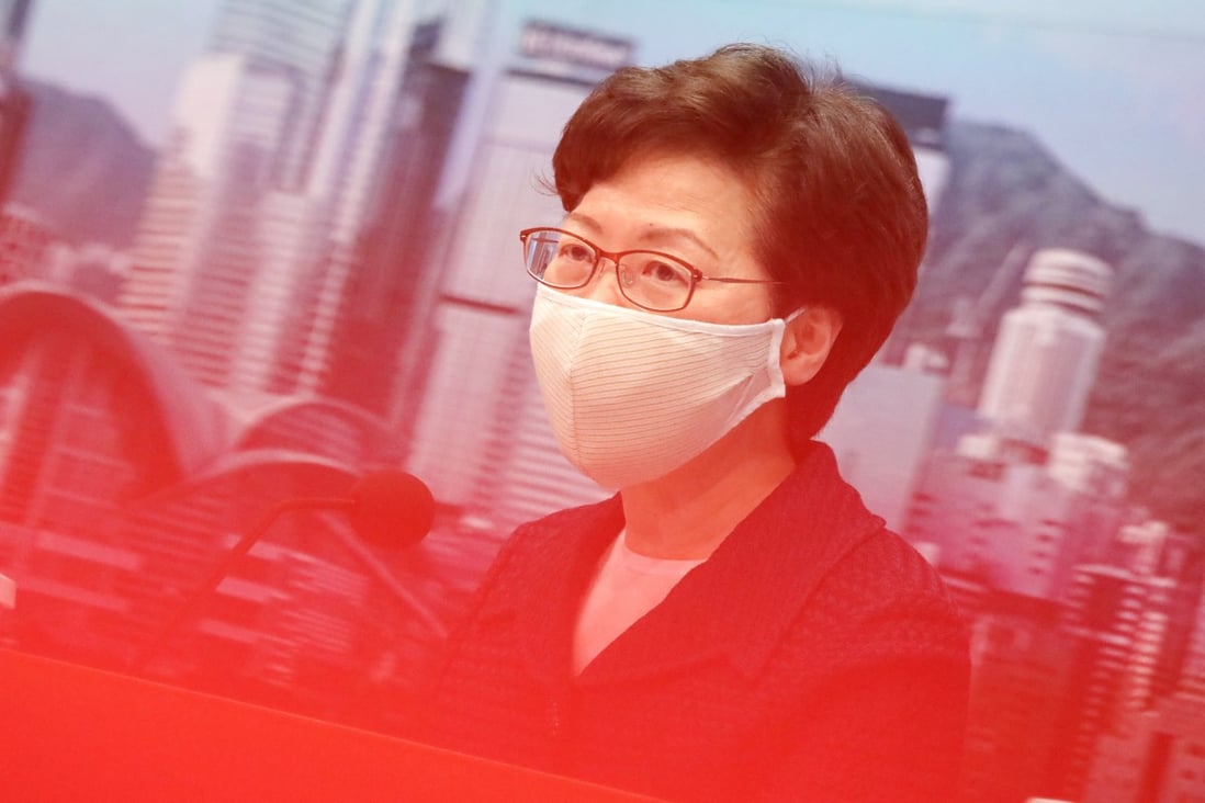 Mike Pompeo has criticised Hong Kong Chief Executive Carrie Lam Cheng Yuet-ngor’s decision to delay the city’s legislative elections. Photo: K Y Cheng