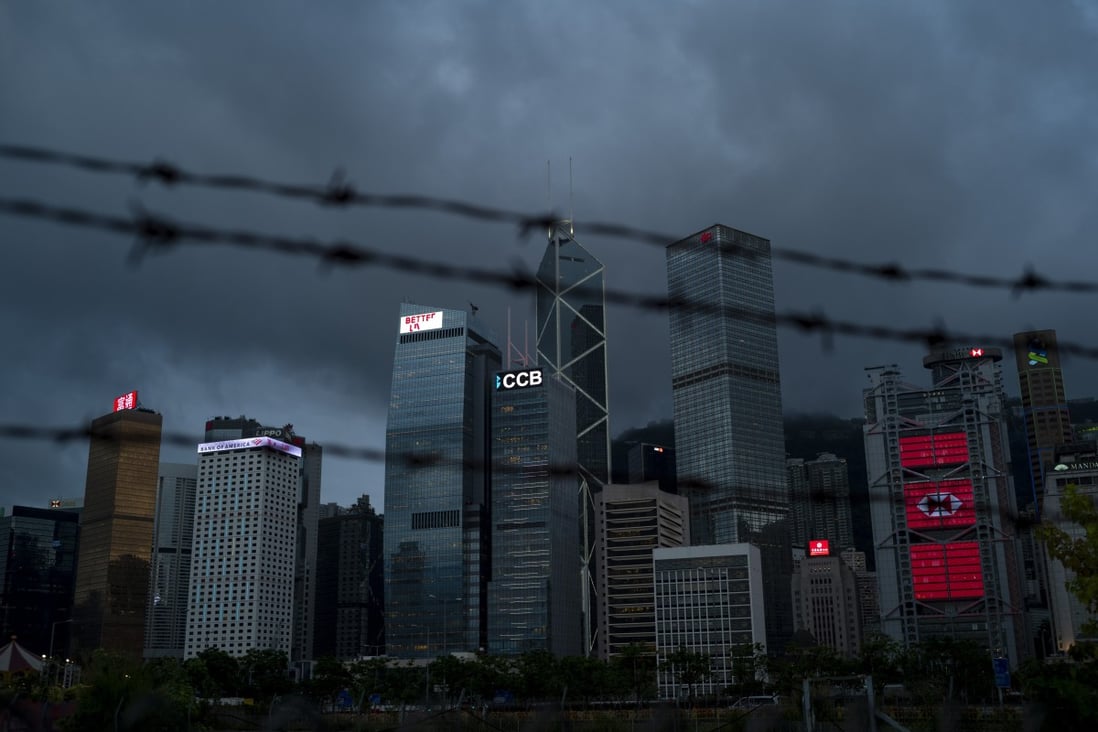 A view of the Hong Kong skyline. Tens of thousands of Americans live in Hong Kong, and US financial institutions, companies and advisory firms continue to thrive here. Photo: Warton Li