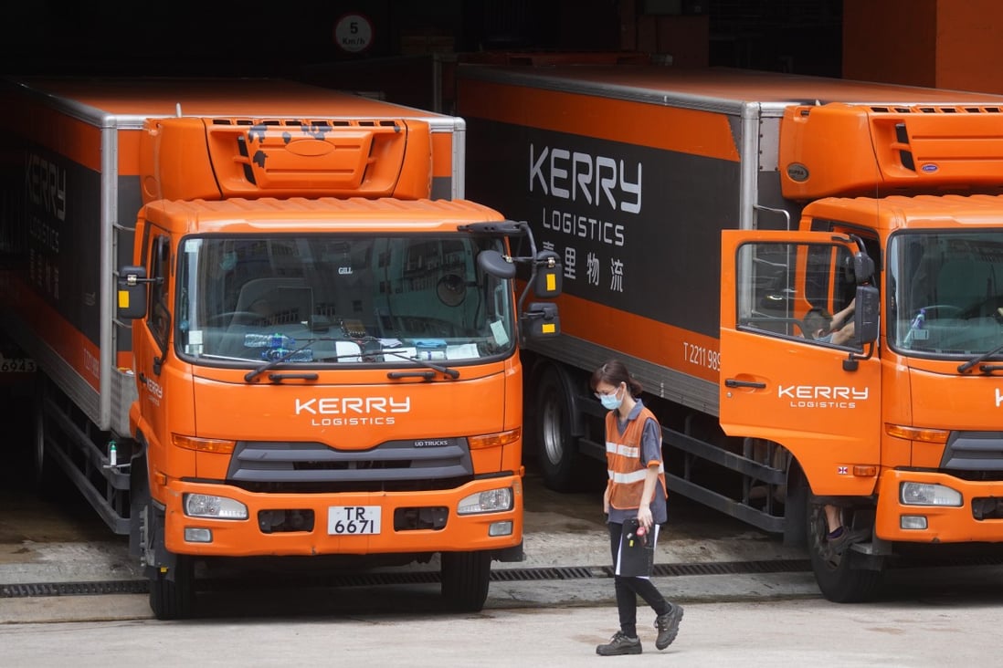 Hong Kong-based Kerry Logistics foresees a double-digit percentage gain in earnings for the first half of 2020. Photo: Winson Wong