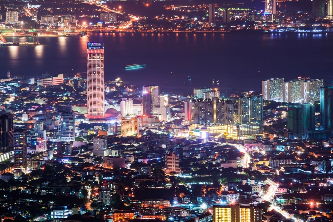 A view of George Town from Penang Hill in Malaysia. Photo: Handout