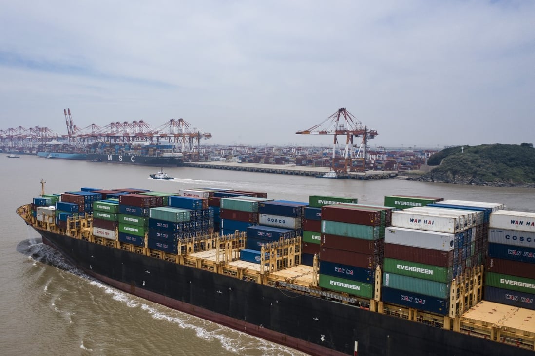 China’s exports grew by 7.2 per cent in July from a year earlier, while imports contracted by 1.4 per cent. Photo: Reuters