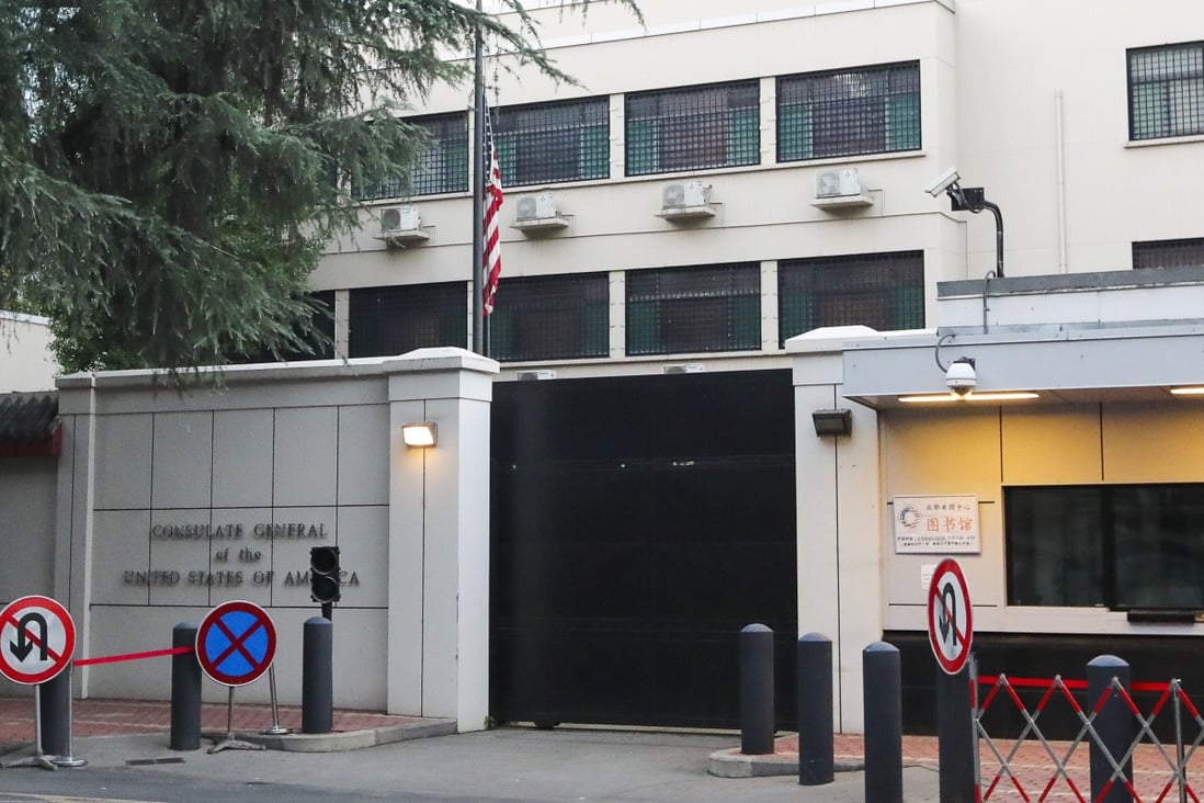 After the closure of the US consulate in Chengdu, some American firms in China are worried about their future. Photo: Simon Song