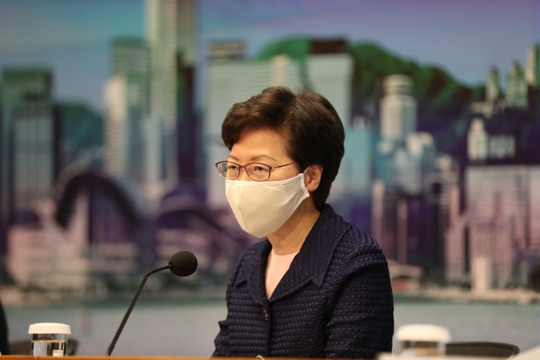 Hong Kong Chief Executive Carrie Lam announces on July 31 the postponement of this year’s Legislative Council election. Lam may have been sincere in her stated motivation to protect public health, but her decision has created more problems than it solved. Photo: Xinhua