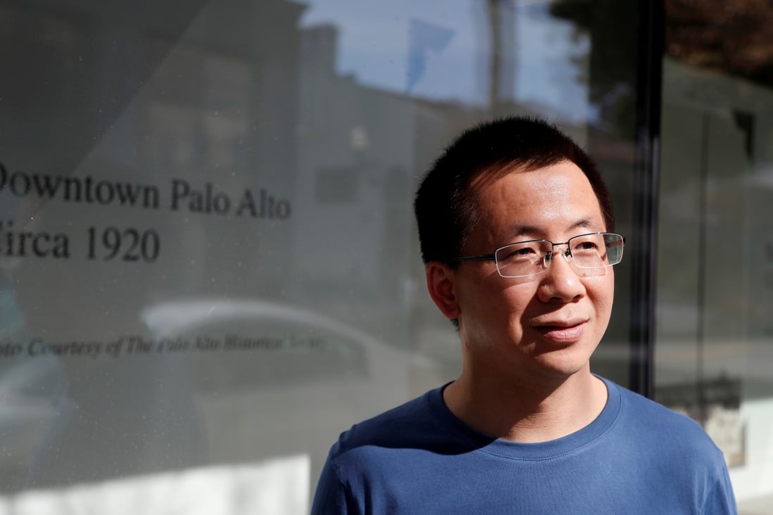 Zhang Yiming, founder and global CEO of ByteDance, which owns TikTok. Photo: Reuters