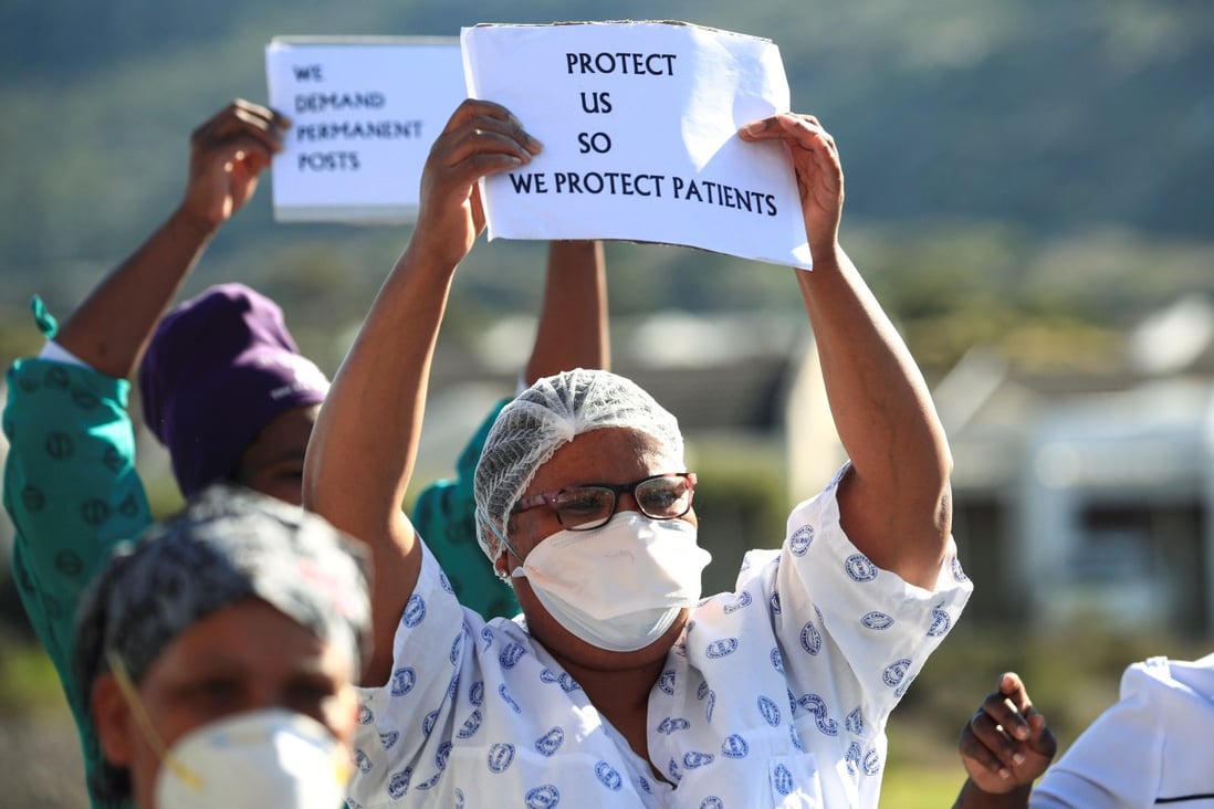 Health workers in some African countries say they are being deprived of essential protective equipment. Photo: Reuters