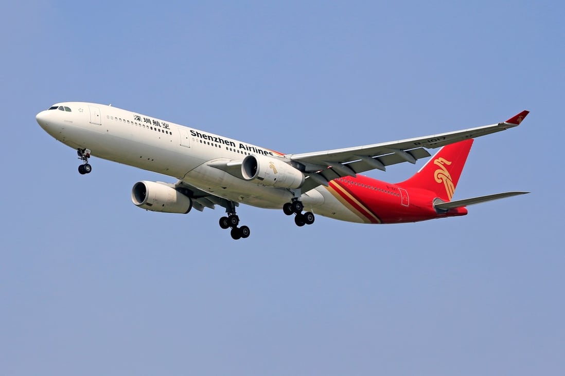 The Shenzhen Airlines flight suffered cabin pressure problems. Photo: Shutterstock