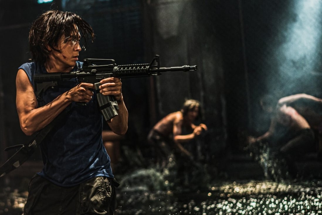 Gang Dong-won in a still from Peninsula, the sequel to the hit zombie horror movie Train to Busan.