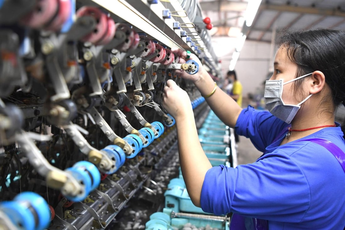 China’s producer price index (PPI) fell 2.4 per cent year on year in July after declining 3.0 per cent in June. Photo: Xinhua
