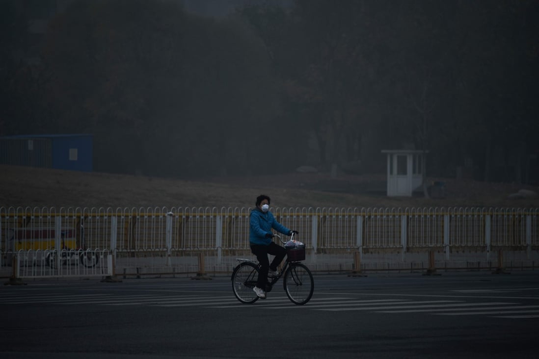 Smog in Beijing. Photo: AFP