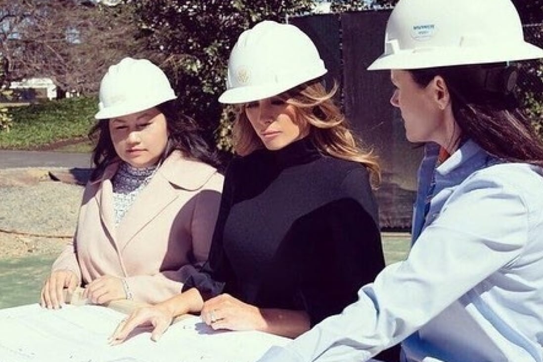 Will she get to enjoy all her efforts for four more years? Melania Trump planning the tennis pavilion project at the White House. Photo: @flotus/Instagram