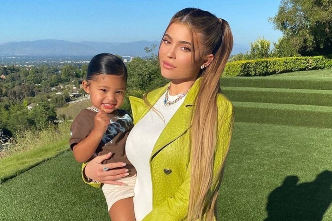 Kylie Jenner and her daughter Stormi Webster – who at two years old has a lavish jewellery collection including a US$1 million diamond ring. Photo: @kyliejenner/Instagram