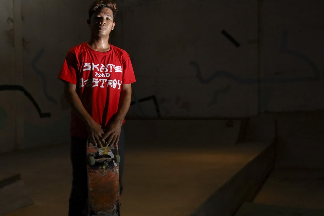 Cambodia’s skateboarding scene has gained serious momentum in the past 10 years – and the country’s skaters like Peterson Khim say they’ve only just begun. Photo: Cesar Lopez Balan