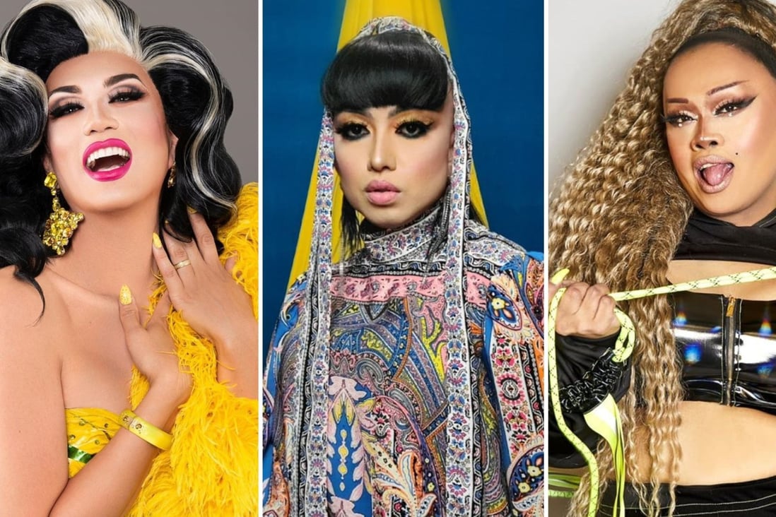 The queens of the Philippines, sort of – Manila, Ongina and Jiggly. Photo: @jigglycalienteofficial/Instagram, @ongina/Instagram, @manilaluzon/Instagram